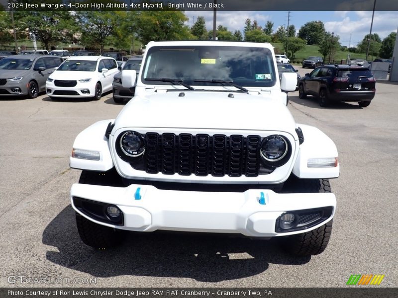 Bright White / Black 2024 Jeep Wrangler 4-Door High Altitude 4xe Hybrid