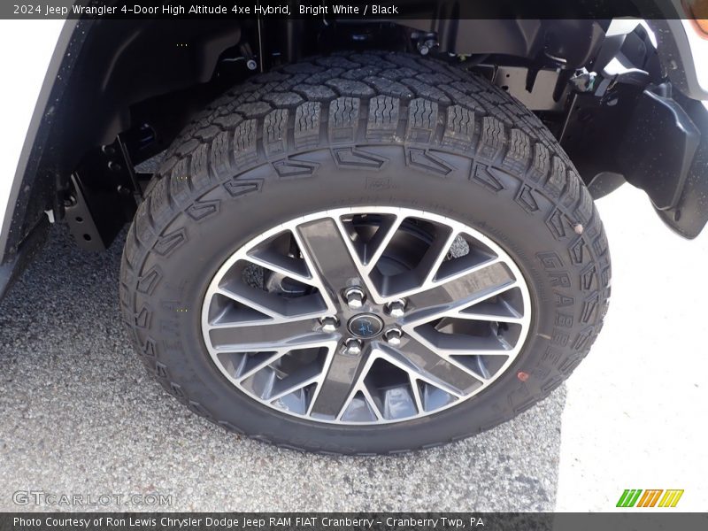 Bright White / Black 2024 Jeep Wrangler 4-Door High Altitude 4xe Hybrid
