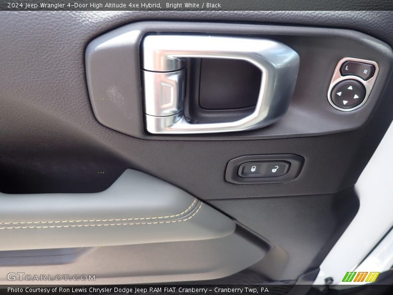 Bright White / Black 2024 Jeep Wrangler 4-Door High Altitude 4xe Hybrid