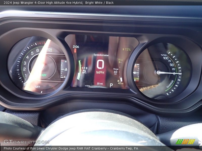 Bright White / Black 2024 Jeep Wrangler 4-Door High Altitude 4xe Hybrid