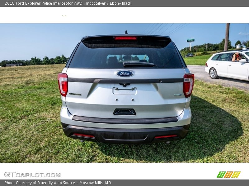 Ingot Silver / Ebony Black 2018 Ford Explorer Police Interceptor AWD