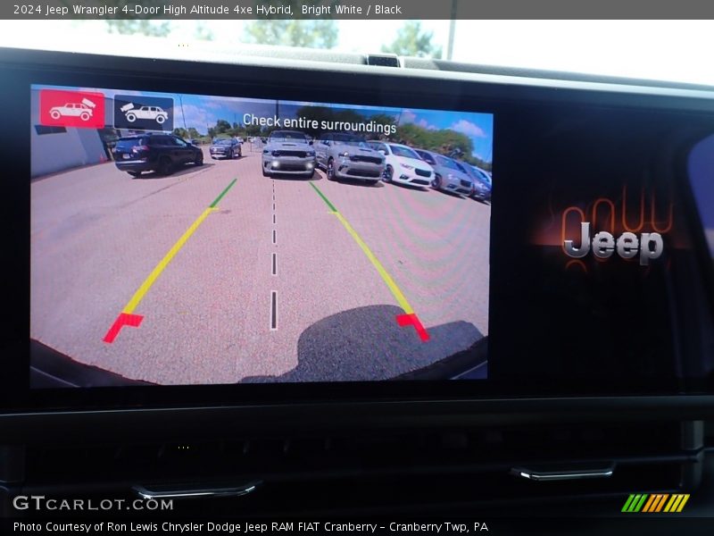 Bright White / Black 2024 Jeep Wrangler 4-Door High Altitude 4xe Hybrid