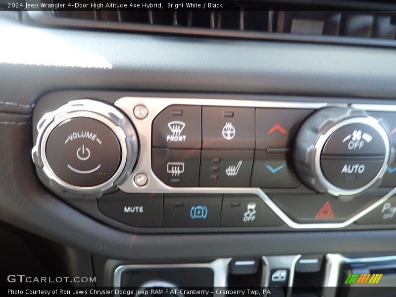 Bright White / Black 2024 Jeep Wrangler 4-Door High Altitude 4xe Hybrid