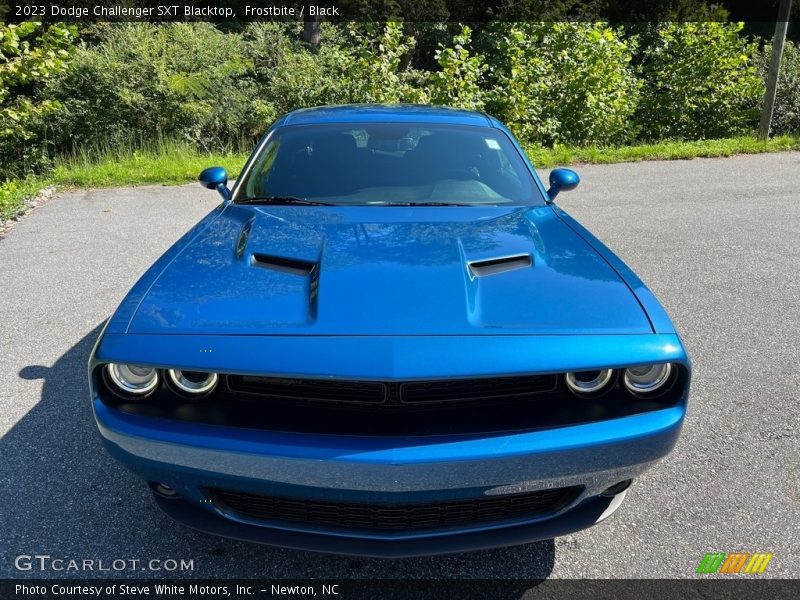 Frostbite / Black 2023 Dodge Challenger SXT Blacktop