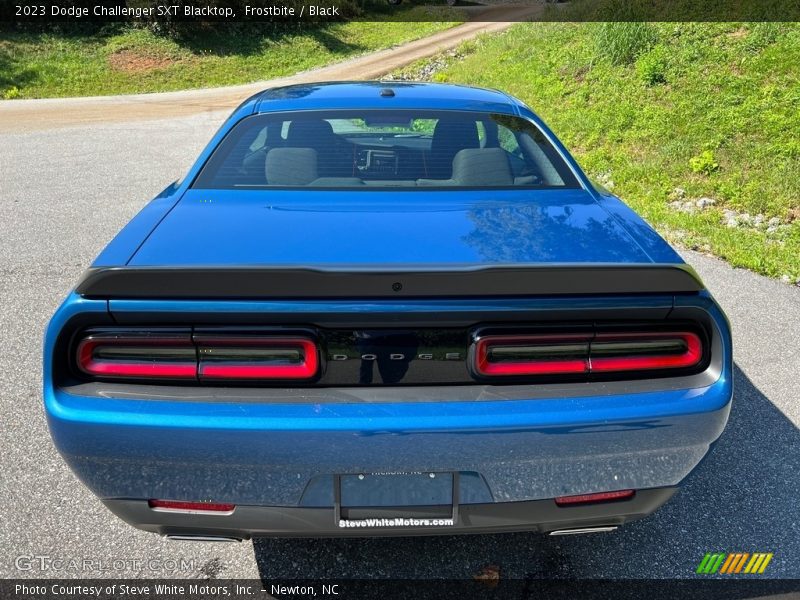 Frostbite / Black 2023 Dodge Challenger SXT Blacktop