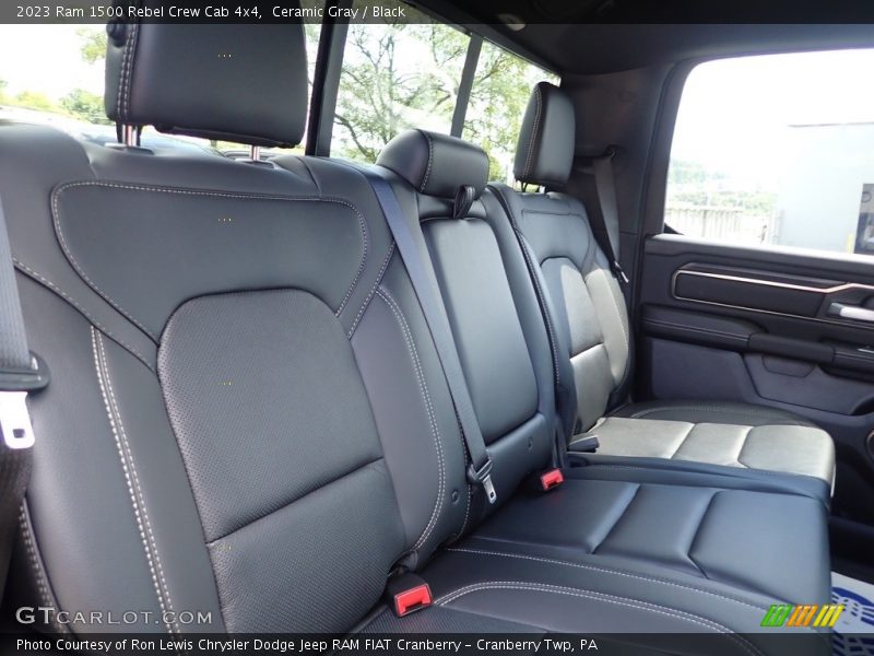 Rear Seat of 2023 1500 Rebel Crew Cab 4x4