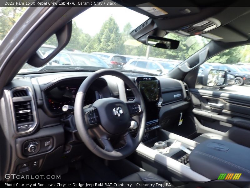 Ceramic Gray / Black 2023 Ram 1500 Rebel Crew Cab 4x4