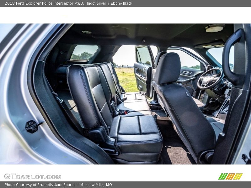 Ingot Silver / Ebony Black 2018 Ford Explorer Police Interceptor AWD