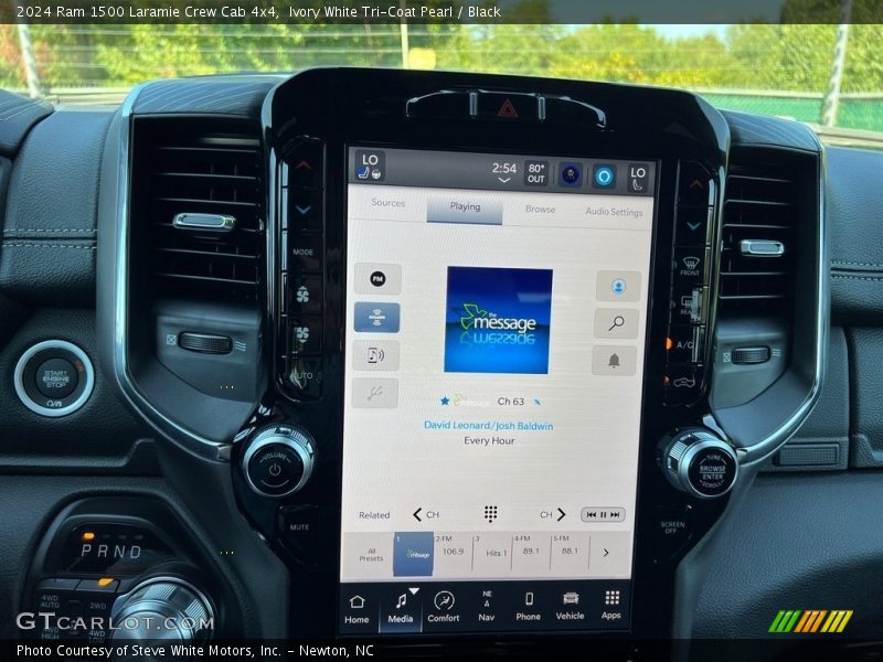 Controls of 2024 1500 Laramie Crew Cab 4x4