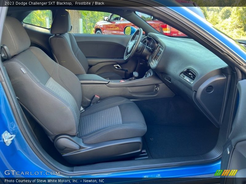 Frostbite / Black 2023 Dodge Challenger SXT Blacktop