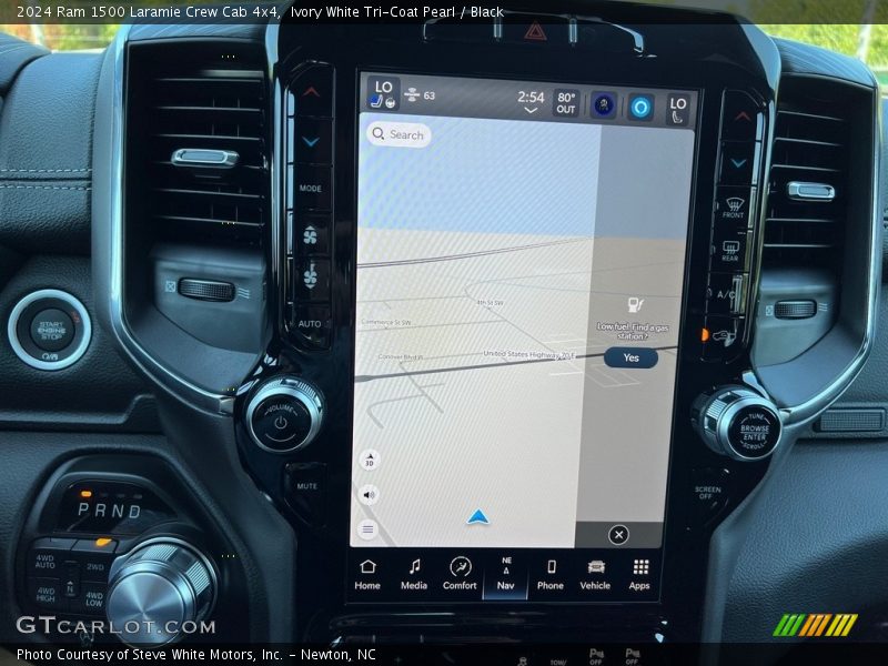 Navigation of 2024 1500 Laramie Crew Cab 4x4