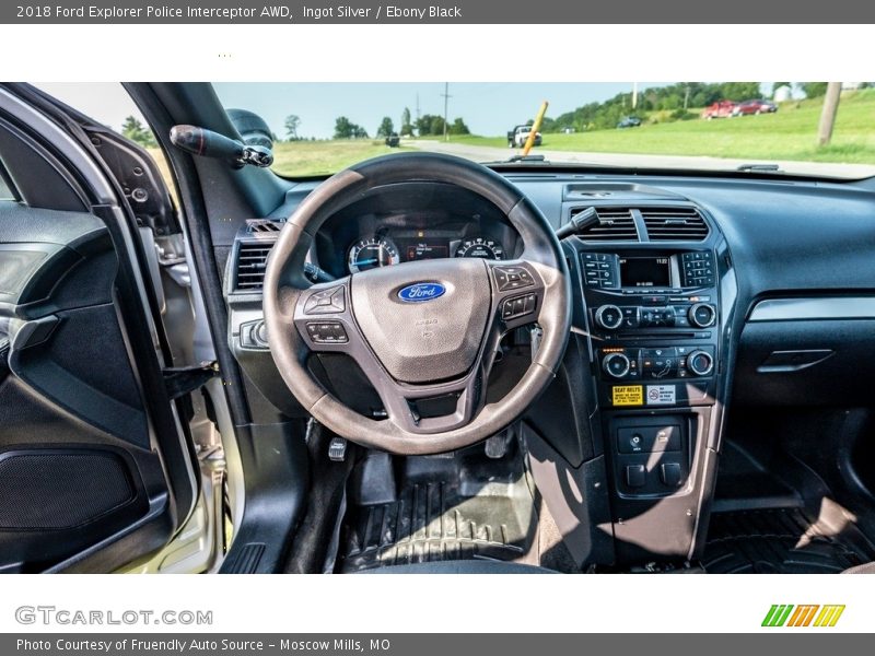 Ingot Silver / Ebony Black 2018 Ford Explorer Police Interceptor AWD