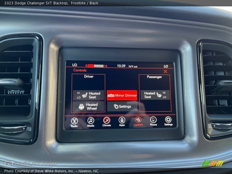 Frostbite / Black 2023 Dodge Challenger SXT Blacktop