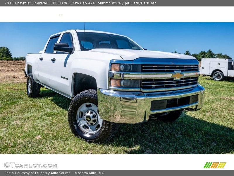 Summit White / Jet Black/Dark Ash 2015 Chevrolet Silverado 2500HD WT Crew Cab 4x4