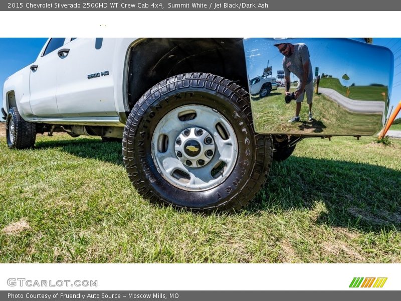 Summit White / Jet Black/Dark Ash 2015 Chevrolet Silverado 2500HD WT Crew Cab 4x4