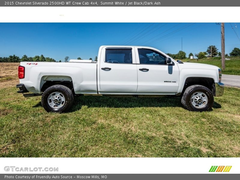 Summit White / Jet Black/Dark Ash 2015 Chevrolet Silverado 2500HD WT Crew Cab 4x4