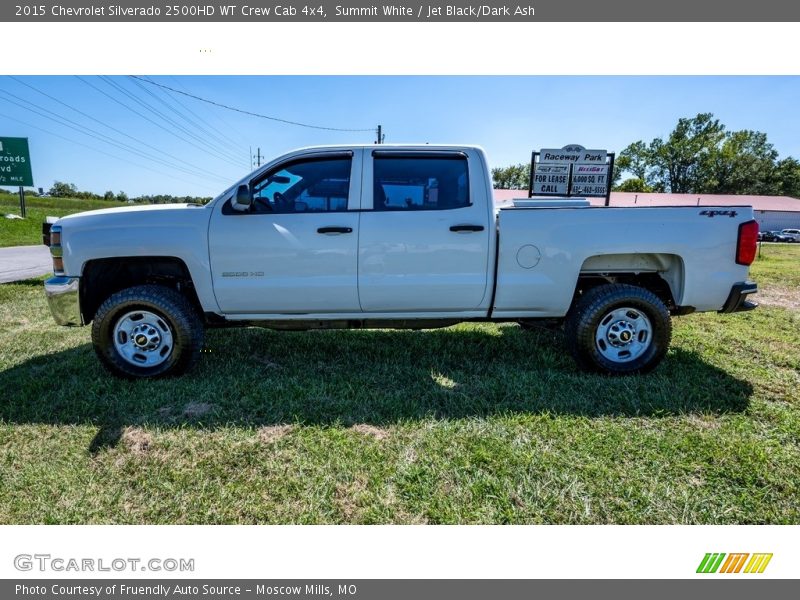 Summit White / Jet Black/Dark Ash 2015 Chevrolet Silverado 2500HD WT Crew Cab 4x4