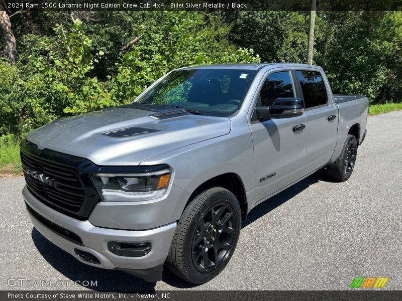  2024 1500 Laramie Night Edition Crew Cab 4x4 Billet Silver Metallic
