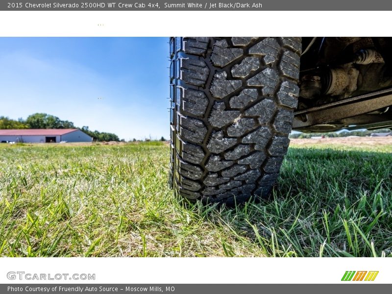 Summit White / Jet Black/Dark Ash 2015 Chevrolet Silverado 2500HD WT Crew Cab 4x4