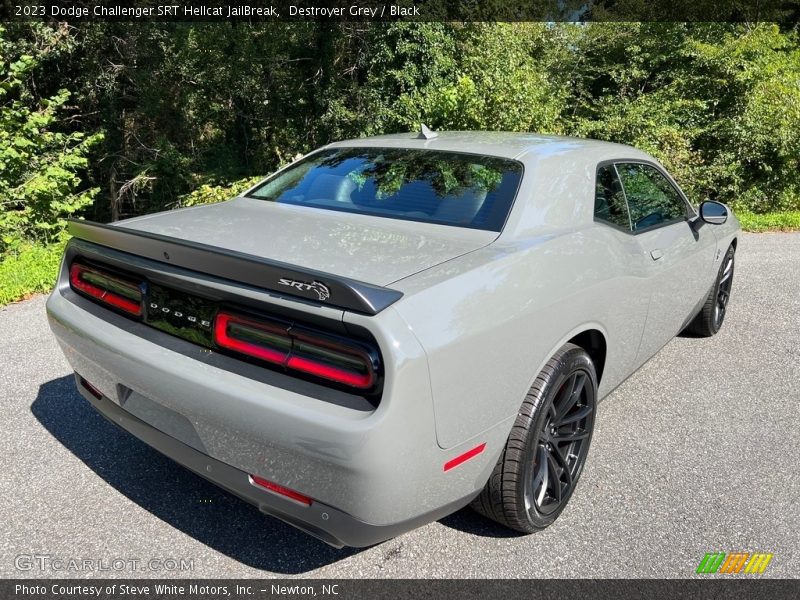 Destroyer Grey / Black 2023 Dodge Challenger SRT Hellcat JailBreak