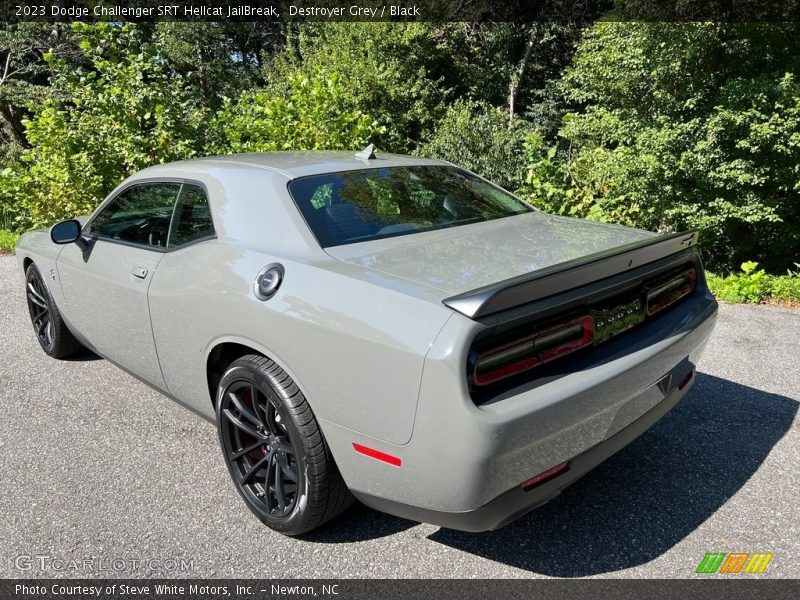 Destroyer Grey / Black 2023 Dodge Challenger SRT Hellcat JailBreak