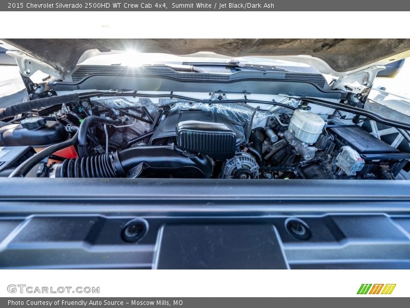 Summit White / Jet Black/Dark Ash 2015 Chevrolet Silverado 2500HD WT Crew Cab 4x4
