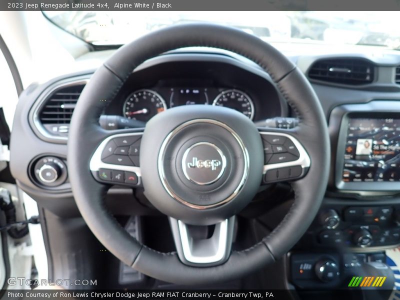 Alpine White / Black 2023 Jeep Renegade Latitude 4x4