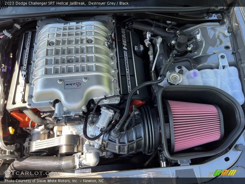 Destroyer Grey / Black 2023 Dodge Challenger SRT Hellcat JailBreak