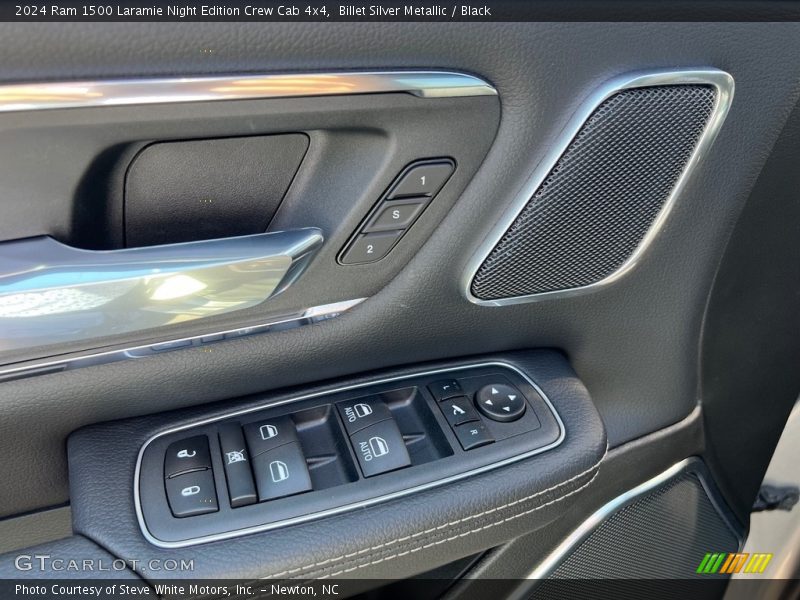 Door Panel of 2024 1500 Laramie Night Edition Crew Cab 4x4