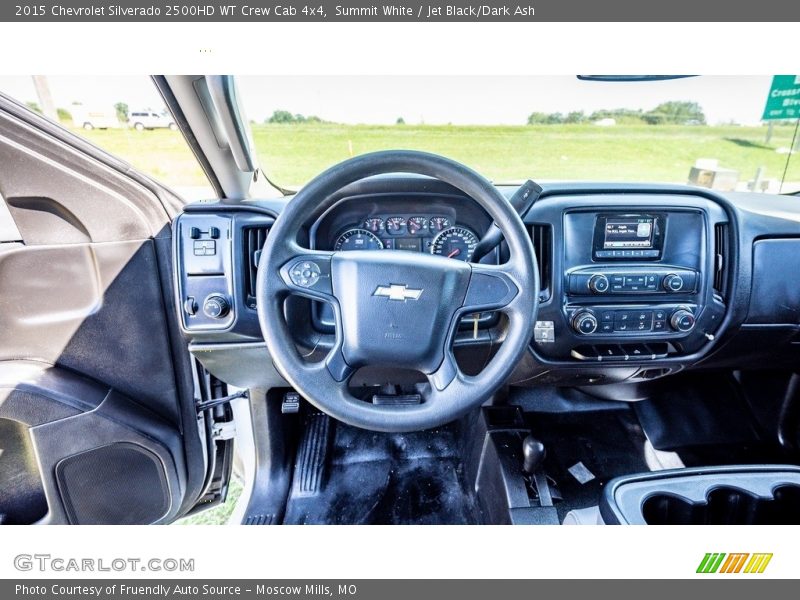 Summit White / Jet Black/Dark Ash 2015 Chevrolet Silverado 2500HD WT Crew Cab 4x4