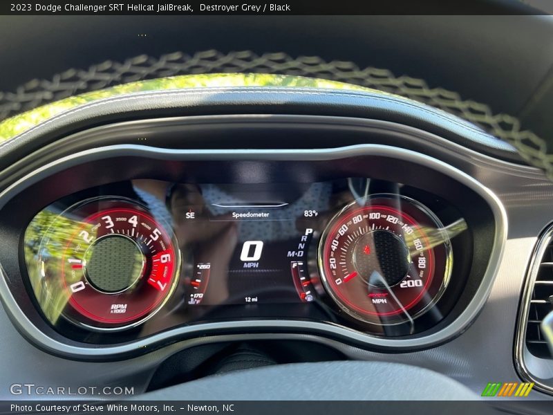 Destroyer Grey / Black 2023 Dodge Challenger SRT Hellcat JailBreak