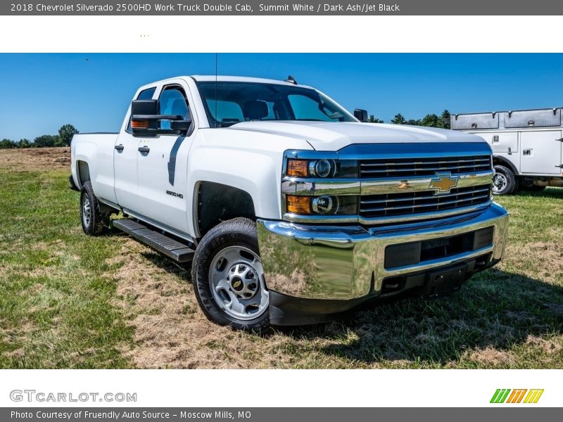 Summit White / Dark Ash/Jet Black 2018 Chevrolet Silverado 2500HD Work Truck Double Cab