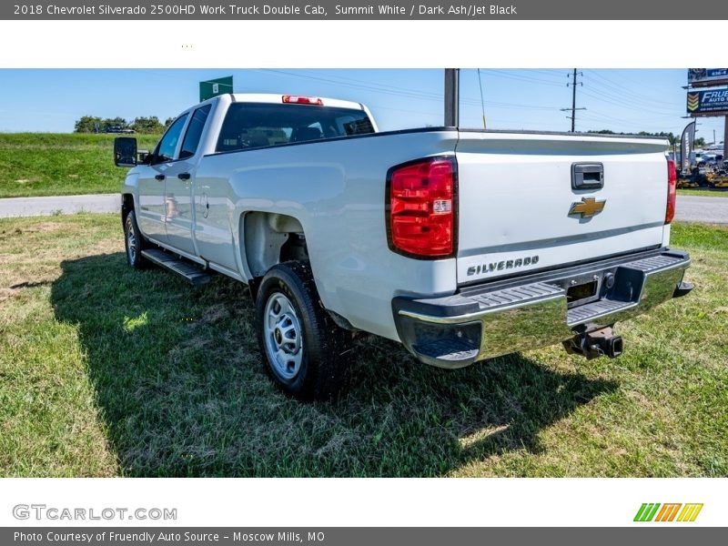 Summit White / Dark Ash/Jet Black 2018 Chevrolet Silverado 2500HD Work Truck Double Cab