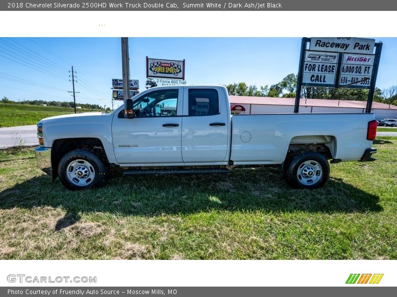 Summit White / Dark Ash/Jet Black 2018 Chevrolet Silverado 2500HD Work Truck Double Cab