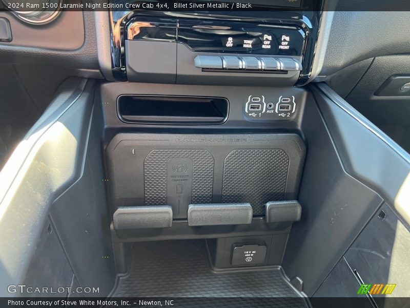 Billet Silver Metallic / Black 2024 Ram 1500 Laramie Night Edition Crew Cab 4x4