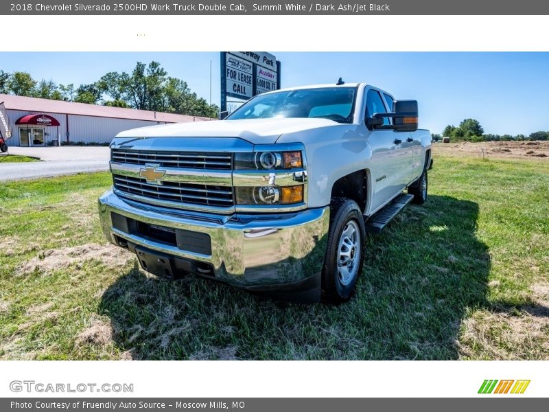 Summit White / Dark Ash/Jet Black 2018 Chevrolet Silverado 2500HD Work Truck Double Cab