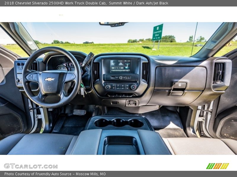 Summit White / Dark Ash/Jet Black 2018 Chevrolet Silverado 2500HD Work Truck Double Cab