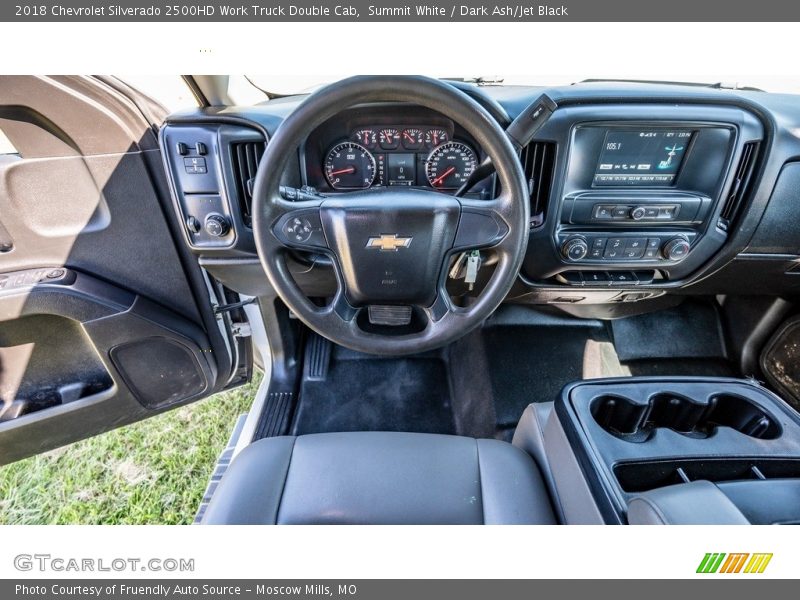 Summit White / Dark Ash/Jet Black 2018 Chevrolet Silverado 2500HD Work Truck Double Cab