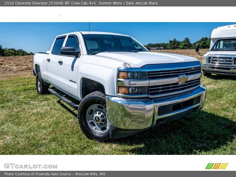 Summit White / Dark Ash/Jet Black 2016 Chevrolet Silverado 2500HD WT Crew Cab 4x4