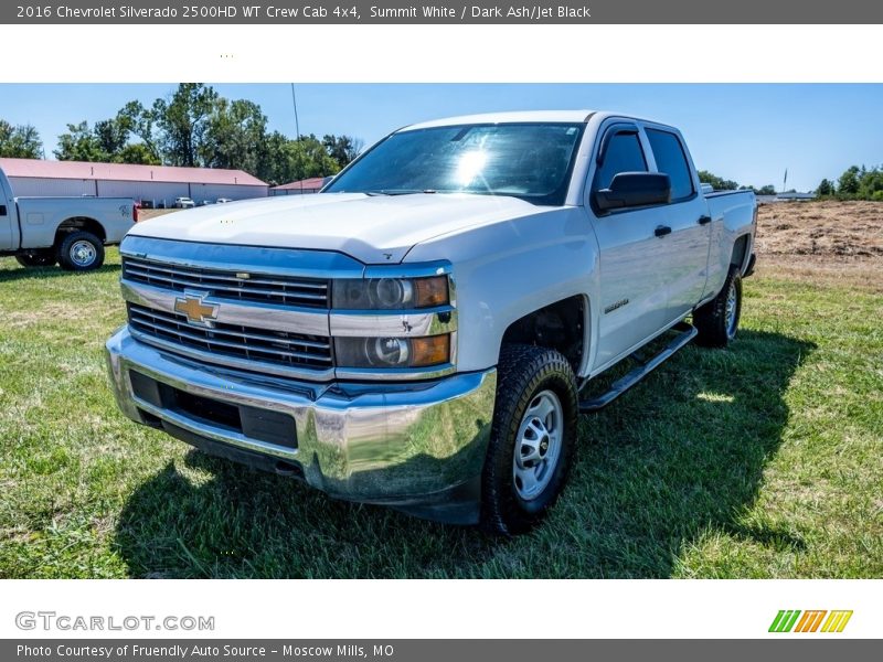 Summit White / Dark Ash/Jet Black 2016 Chevrolet Silverado 2500HD WT Crew Cab 4x4