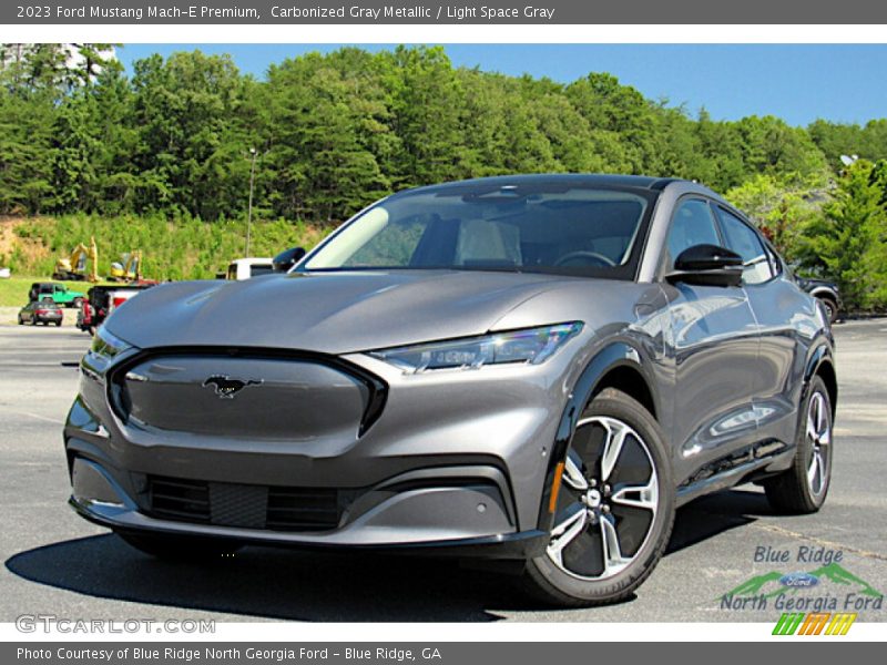 Carbonized Gray Metallic / Light Space Gray 2023 Ford Mustang Mach-E Premium