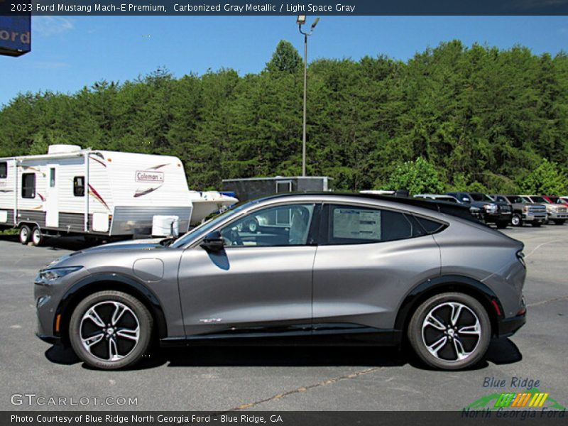 Carbonized Gray Metallic / Light Space Gray 2023 Ford Mustang Mach-E Premium