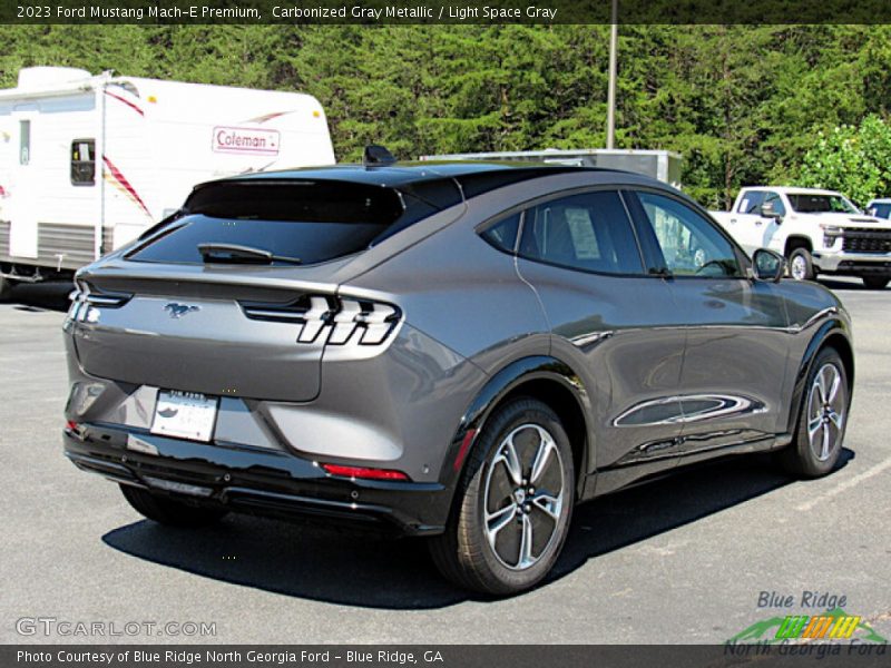 Carbonized Gray Metallic / Light Space Gray 2023 Ford Mustang Mach-E Premium