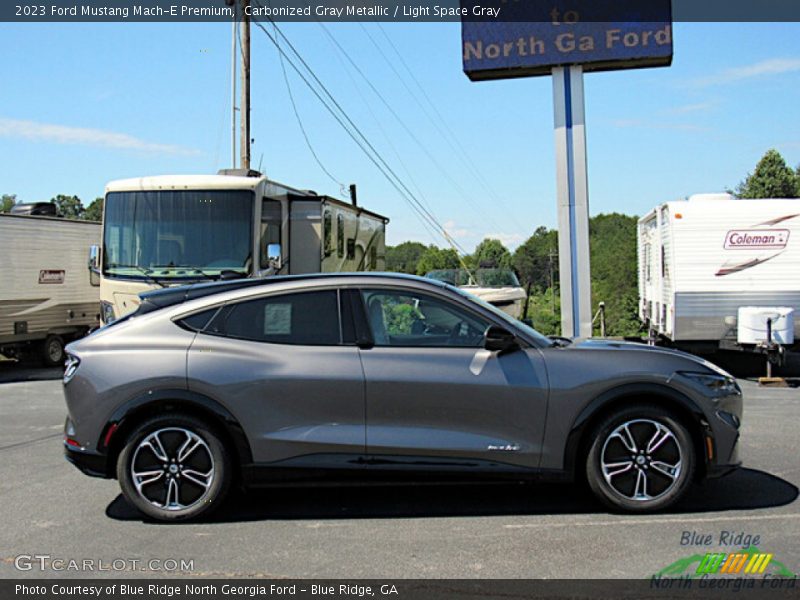 Carbonized Gray Metallic / Light Space Gray 2023 Ford Mustang Mach-E Premium