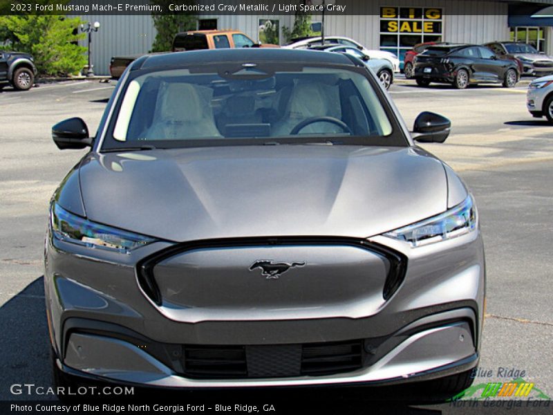 Carbonized Gray Metallic / Light Space Gray 2023 Ford Mustang Mach-E Premium