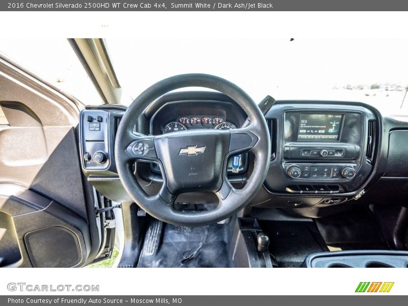 Summit White / Dark Ash/Jet Black 2016 Chevrolet Silverado 2500HD WT Crew Cab 4x4