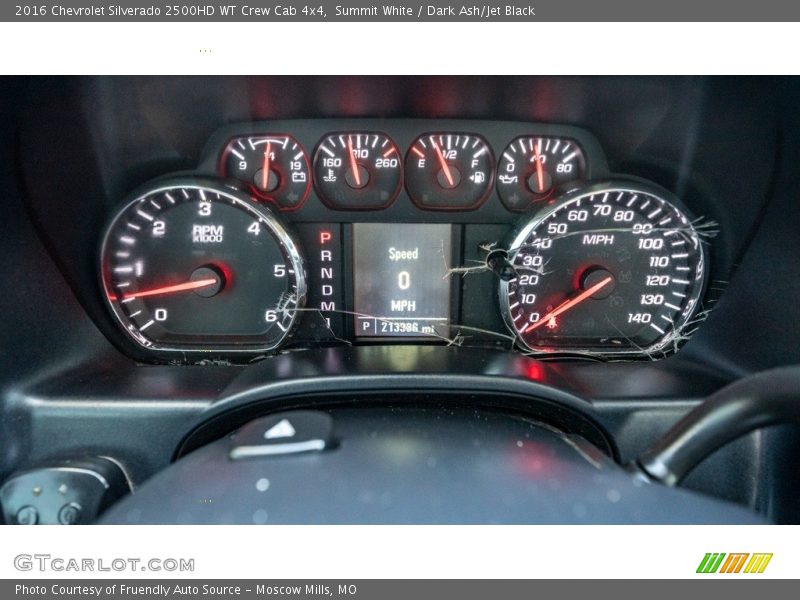 Summit White / Dark Ash/Jet Black 2016 Chevrolet Silverado 2500HD WT Crew Cab 4x4