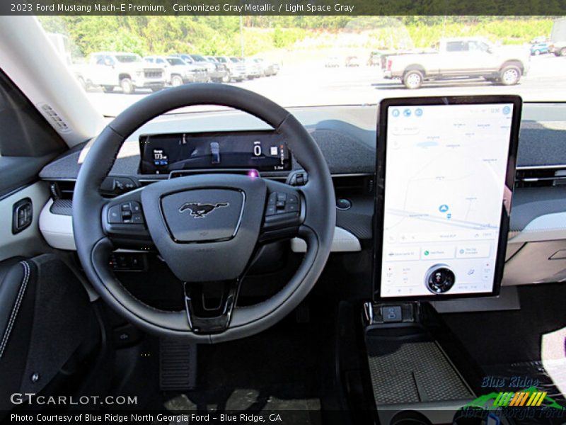 Carbonized Gray Metallic / Light Space Gray 2023 Ford Mustang Mach-E Premium