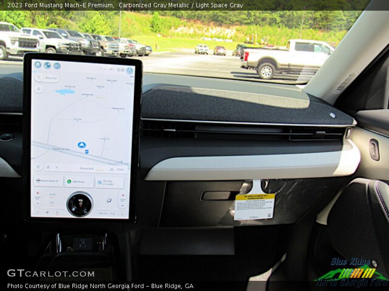 Carbonized Gray Metallic / Light Space Gray 2023 Ford Mustang Mach-E Premium