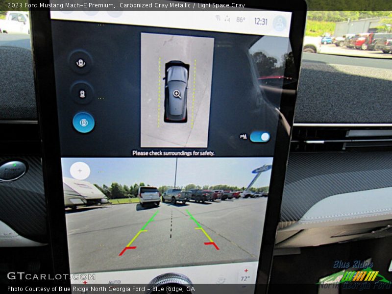 Carbonized Gray Metallic / Light Space Gray 2023 Ford Mustang Mach-E Premium